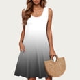 thumbnail image 2 of Uaswgudfs Women's Sleeveless Relaxed Flowy Dress - Casual Summer Sundress with Pockets for Resort & Everyday Effortless Style Black L, 2 of 5