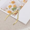 thumbnail image 6 of Unique Bargains 1 Pc Eagle's Beak Nail Clipper for Women for Men Gold Tone, 6 of 7