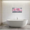 thumbnail image 5 of ZHONGYUTONG Large Gray and Pink Abstract Canvas Wall Art Love Heart Water Picture Prints Ocean Wave Art Romantic Paintings Wall Decor for Girls Bedroom Bathroom (12.00" x 24.00"), 5 of 5