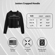 Peanuts - Charlie Brown Snoopy Fall Leaves Cropped Graphic Hoodie