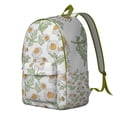 thumbnail image 2 of Elegant Flowers Print Backpack Gift Roomy School College Bookbag with Laptop Pocket Strong Unisex Backpack for Work Campus, 2 of 5