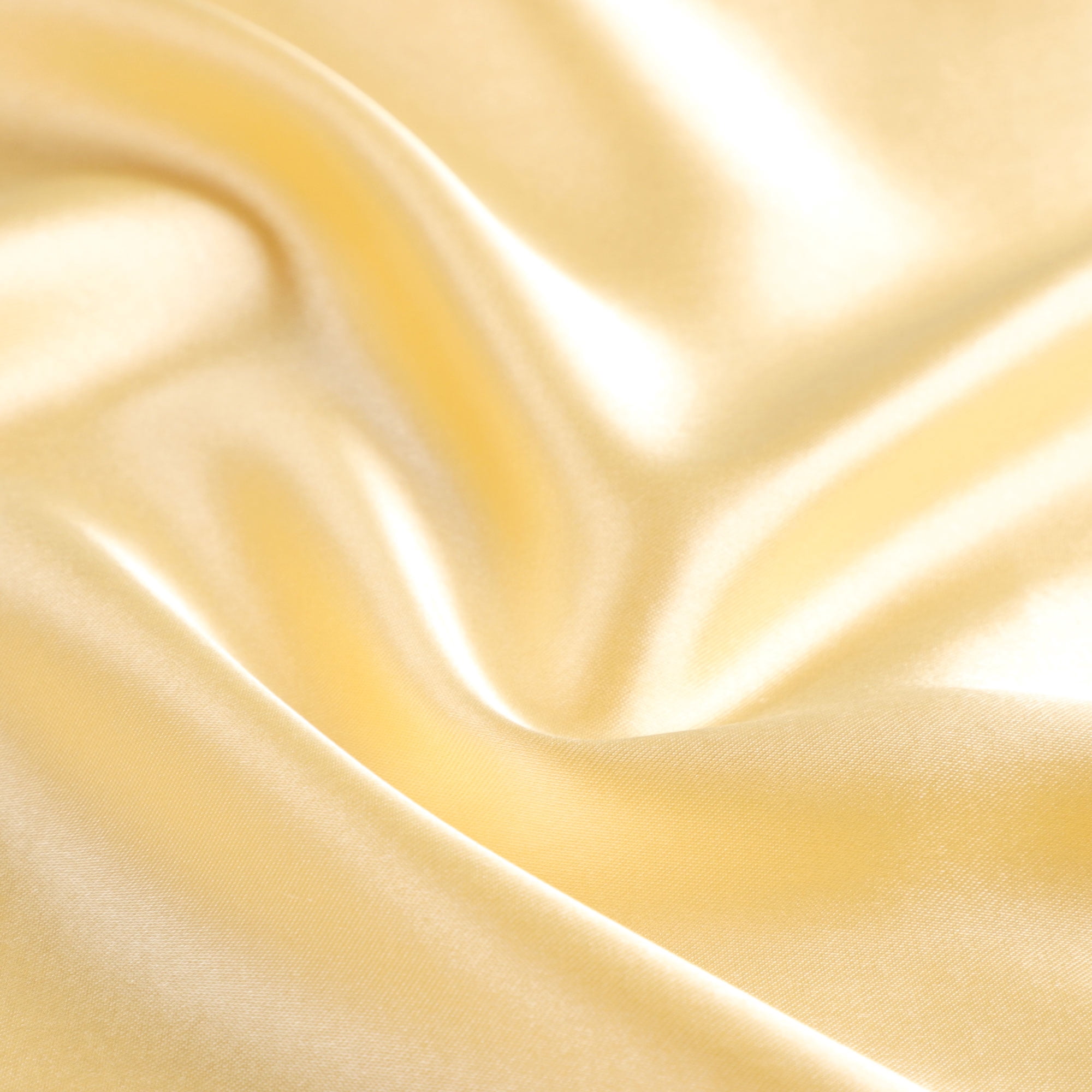 Unique Bargains Set of 2 Durable Soft Enveloped Closure Satin Pillowcase Gold Queen(20"x30")