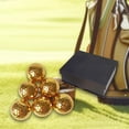 thumbnail image 4 of Coleccionable del recuerdo del premio 42,67m m de las bolas del regalo del golf de las pelotas de golf del oro de la capa doble Cantidad 6, 4 of 8