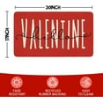 thumbnail image 3 of Valentines Day Door Mat,Hello Valentine Hearts Indoor Outdoor Non-Slip Valentine Doormat,Entryway Front Porch Valentine''s Day Welcome Mat for Entrance Decor,30" x 17", 3 of 6
