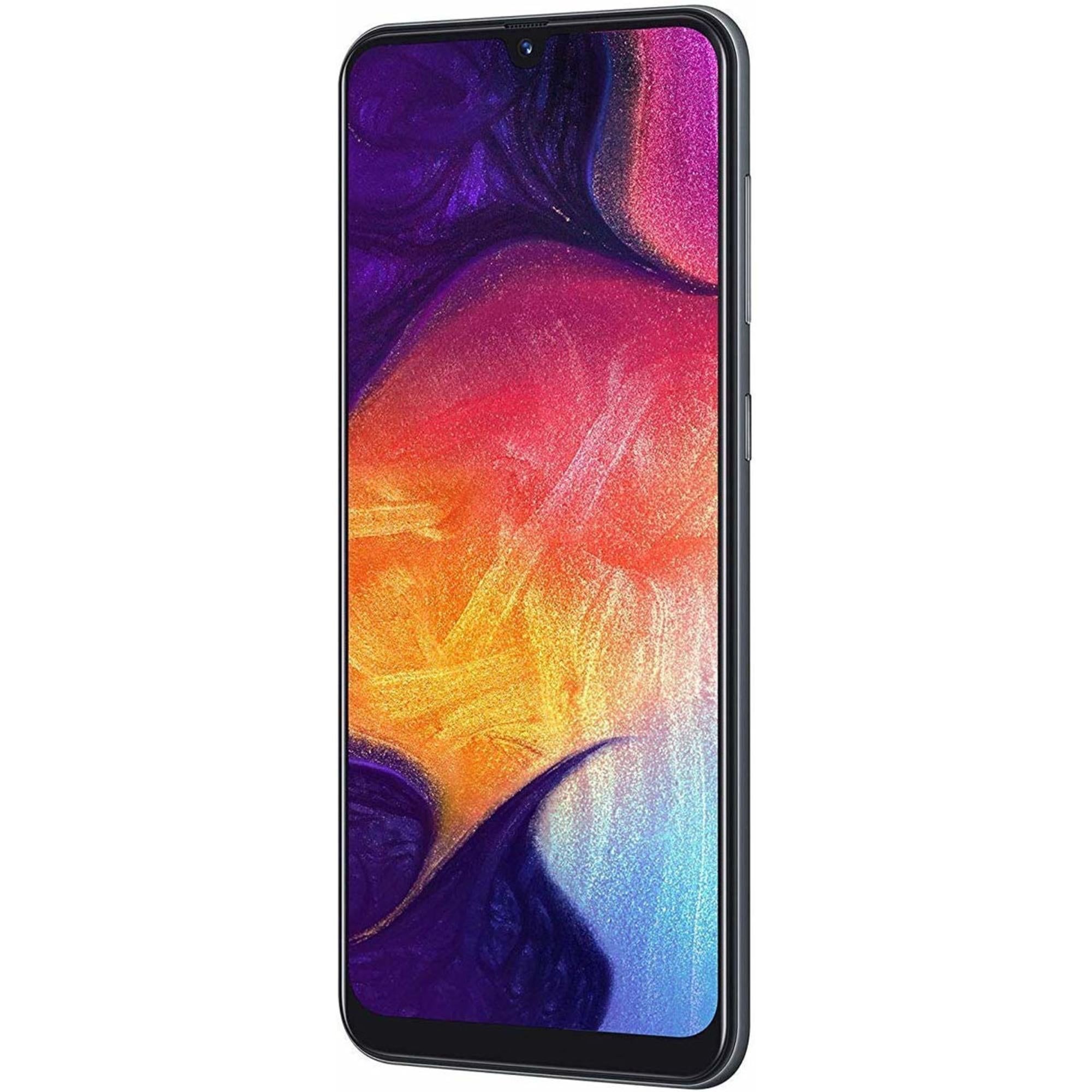 Restored Samsung Galaxy A50 A505U 64GB GSM/CDMA Unlocked Phone w/triple 25MP Camera - Black (Refurbished)