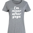 thumbnail image 3 of Instant Message - I'm Nicer After Yoga - Women's Any Way Dress, 3 of 7