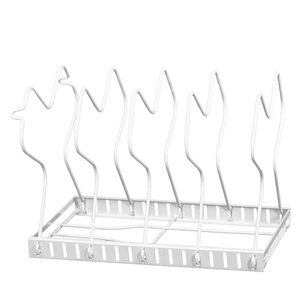 Mainstays White Wire Organization Rack-Use Vertical or Horizontal-Pantry-Kitchen