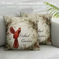 thumbnail image 3 of Nawypu  Cardinals Appear When Angels are Near Throw Pillow Cover Sofa Couch Christian Decoration Farmhouse Home Décor Wreath Cardinal Bird Decorative Pillowcase  Cushion Case,, 3 of 5