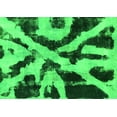 thumbnail image 1 of Ahgly Company Indoor Rectangle Abstract Green Modern Area Rugs, 4' x 6', 1 of 4