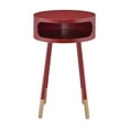 thumbnail image 2 of ACME Sonria End Table in Red & Natural, 2 of 3