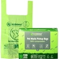 thumbnail image 3 of 100% Compostable XL Pet Waste Bag (120 ct.) Plant-Based Biodegradable Cat Litter Poop Bags Doggy Poop Bags with Handles Compost Liners US BPI ASTM D6400 & OK Compost Home Certified (120 ct), 3 of 10