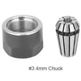 thumbnail image 1 of ER11 Chuck Collets Clamping Nuts Lathe Parts For CNC Milling Engraving Machine, 1 of 6