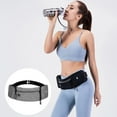 thumbnail image 3 of Running Belt with Water Bottle Holder Waist Bag for Jogging, Hiking, Cycling, Walking Dog Walker, 3 of 5