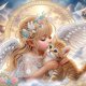 thumbnail image 1 of Kit Con Forma Especial Parcial DIY 5D Ángel 30x30cm, 1 of 9