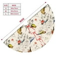 thumbnail image 3 of Sikiie Little Birds 30-48 inches {designName} Print Christmas Tree Skirt Snowman Xmas Tree Skirt with Edge Christmas Decorations for Holiday Party48", 3 of 7