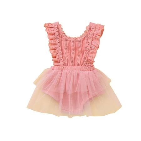 

Onesie Baby Jumpsuit Baby Girls Spring Summer Sleeveless Tulle Romper Bodysuit Clothes Kid Child Fashion Baby jumpsuits Baby Bodysuit