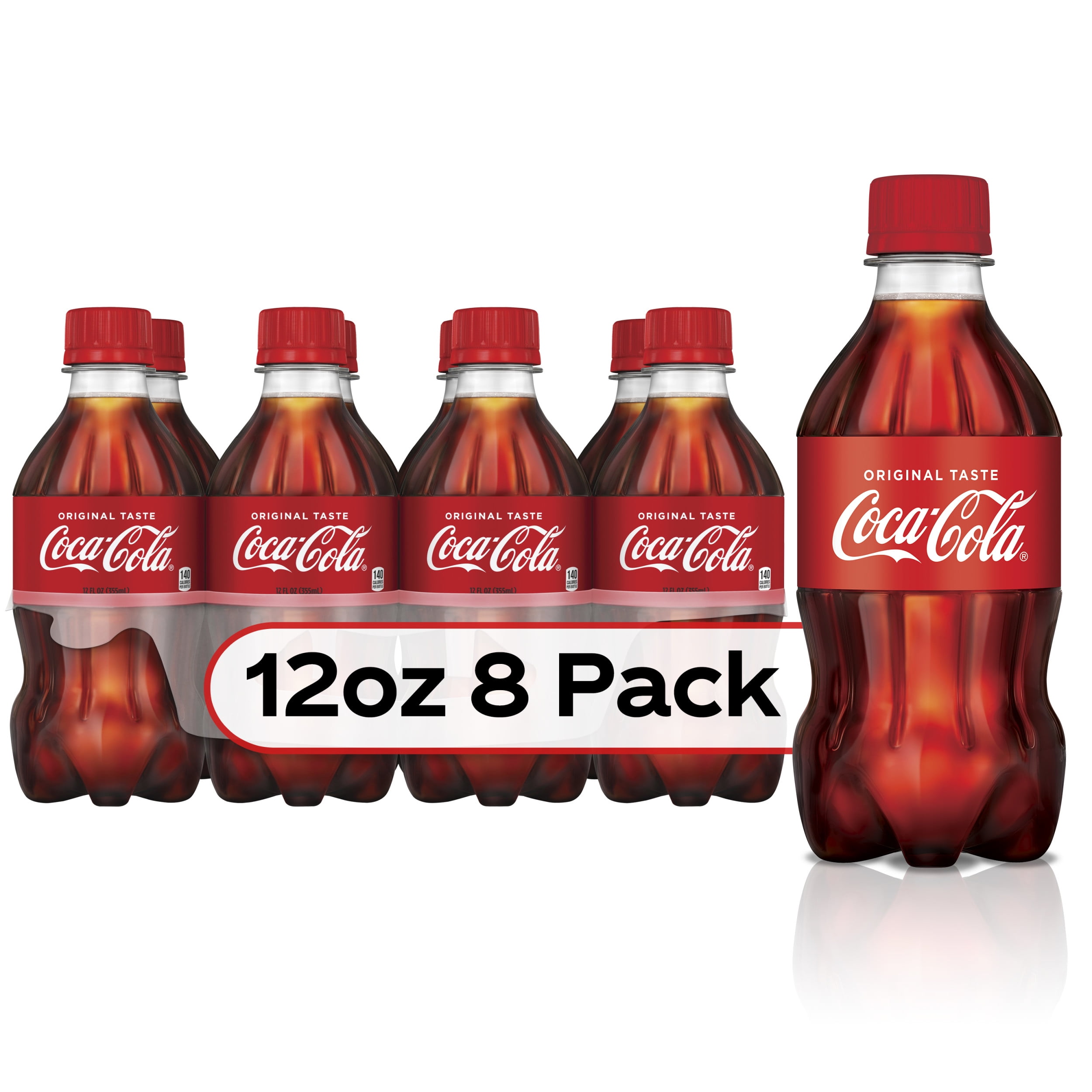 CocaCola Soda Soft Drink, 12 fl oz, 8 Pack