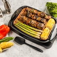 thumbnail image 2 of OVENTE Electric Indoor Grill with 13x10 Inch Non-Stick Cooking Surface, 1000W Fast Heat Up Power, Adjustable Temperature, Removable and Dishwasher Sa, 2 of 9