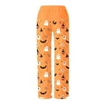 thumbnail image 5 of Razzly Stylish Women's Casual Pants for Everyday Wear - Comfortable Print Trousers Addition to Your Wardrobe for All Seasons(Orange,S), 5 of 5