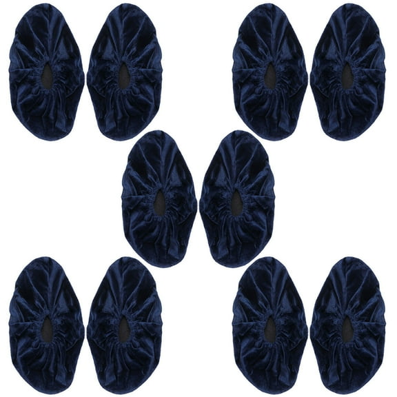 HONITANO 5Pairs Flannelette Shoe Cover Reusable for Laboratory Use