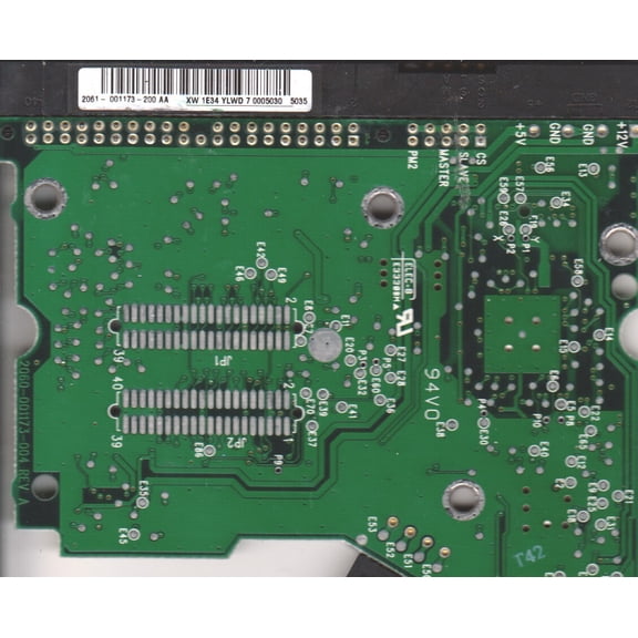WD2500LB-55EDA0, 2061-001173-200 AA, WD IDE 3.5 PCB