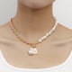 thumbnail image 2 of Collar de estilo europeo y americano con perlas acrílicas en forma de cadena gruesa, collar cuadrado y redondo, collar de viento para mujer, 2 of 3