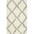 thumbnail image 5 of SAFAVIEH Daley Geometric Plush Shag Area Rug, Ivory/Grey, 3' x 5', 5 of 7