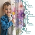 thumbnail image 3 of Blackout Kids Curtains,Pioneer Flower Childrens Insulated Curtains Set Of 2,Bedroom Essentials,Toddler Room Decor 42x63in(106x160cm), 3 of 4