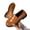 Brown, variant on ZACPNCV Womens Plus Size Retro Loafers Round Toe Platform Low Heel Comfort Casual Shoes