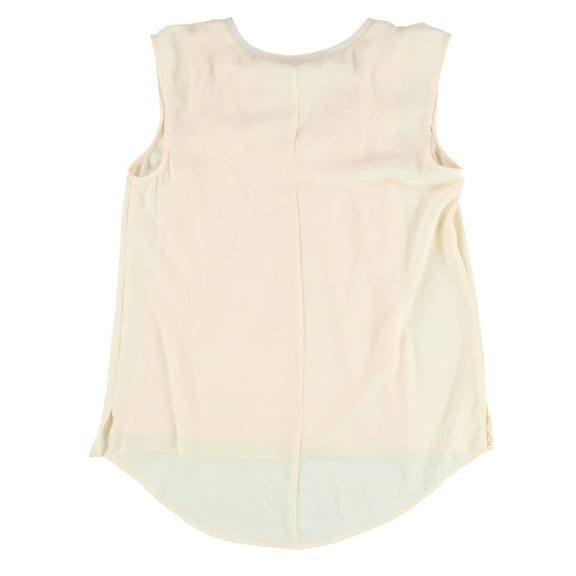 bar III Womens V-neck Pullover Blouse, Pink, X-Small