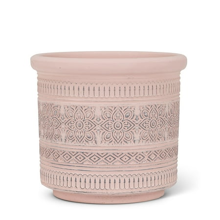 Set of 6 Embossed Band Planter
