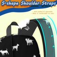 thumbnail image 5 of Dog Silhouette Black Pattern 17" Waterproof Oxford School Backpacks for Teens, S-Shape Padded Straps, for School, Travel, Hiking, Camping, 5 of 5