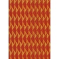 thumbnail image 1 of Ahgly Company Machine Washable Indoor Rectangle Transitional Neon Orange Area Rugs, 2' x 3', 1 of 7