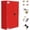 43w x 18d x 65h 45 gallons red, variant on 30 Gallon Flammable Safety Cabinet – Yellow Galvanized Steel, 2 Adjustable Shelves, Manual-Close Doors, OSHA Compliant, Chemical Storage Locker, 43w x 18d x 44h