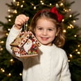 thumbnail image 4 of DIY Christmas Candy House Ornaments Gingerbread House Kit Tabletop Decor Holiday Art Craft Gift for Adults, 4 of 9