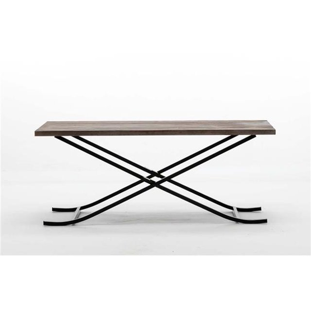 Boraam 77023 Miriam Cocktail Table, Weathered Brown