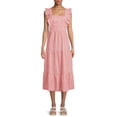 thumbnail image 2 of BeachLunchLounge Womens Alicia Maxi Dress with Tie Back, 2 of 6