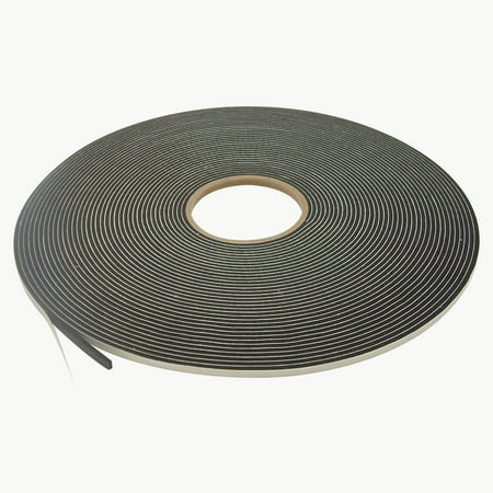 

JVCC SCF-01 Low-Density PVC Foam Tape: 1/8 in. thick x 1/4 in x 75 ft. (Black)