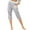 Gray, variant on Elvqul Capris for Women Plus Size Blue Pants for Women With Pockets Summer Crop Casual Pants