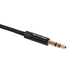 thumbnail image 3 of Adaptador de cable de extensión de audio estéreo de 3,5 mm macho a hembra dorado para 1 m, 3 of 8