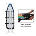 thumbnail image 4 of HELLHERO Ironing Board Cover Hook and Loop Fastener Elastic Edge Rainbow UFO Stars Replacement Ironing Board Covers for Friends, 4 of 5