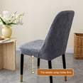 thumbnail image 3 of Mosey Chair Cover Elastic Slip-Resistant Seat Cover Jacquard Pattern Chair Protector for Home Dining Room Decoration, 3 of 8