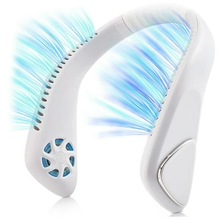 

Portable Neck Fan Rechargeable - 4000MAh Hanging Neck Fan White