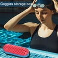 thumbnail image 6 of HomeLife Swimming Goggles Storage Box EVA Lightweight Hollow Breathable Hole Circular Hole Zipper Swimming Goggles Box, 6 of 12