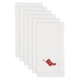 thumbnail image 2 of Saro Lifestyle Winter Wonderland Stocking Embroidered Napkin (Set of 6), 2 of 4