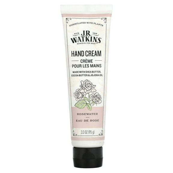 J.r. Watkins Rosewater Hand Cream 95g/3.4oz