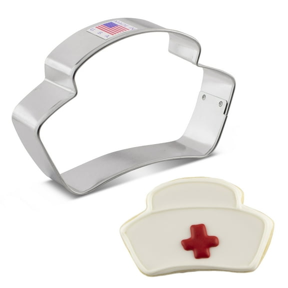 Ann Clark Nurse Hat Cookie Cutter 4", Made in USA