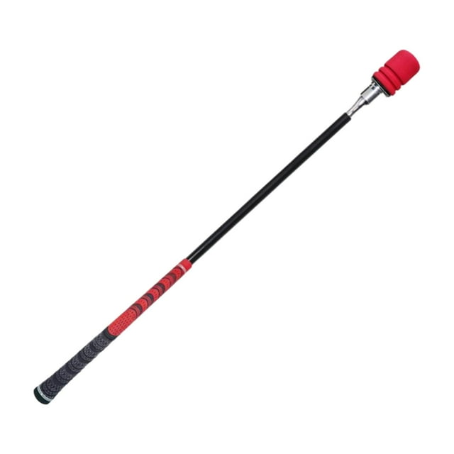 QualitChoice Entraîneur de Swing de Golf, Flexibilité de Force pour Golfeur, Tempo Rouge, Entraînement de Swing et Rouge 84cm