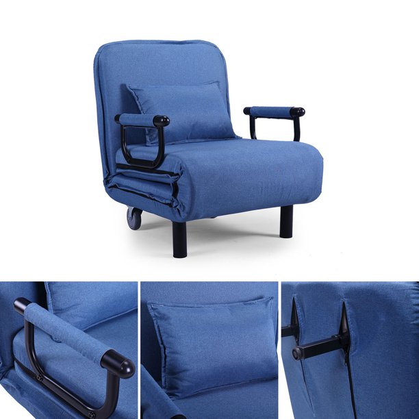 NuFazes Folding 5 Position Convertible Sleeper Bed ...