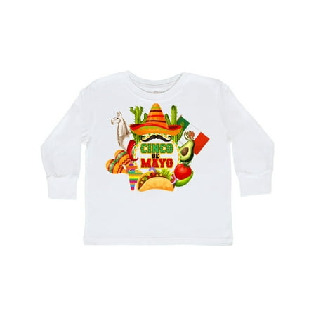 

Inktastic Cinco De Mayo Party Gift Toddler Boy or Toddler Girl Long Sleeve T-Shirt
